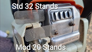 MS170 muffler exhaust mod to expel exhaust more effectively