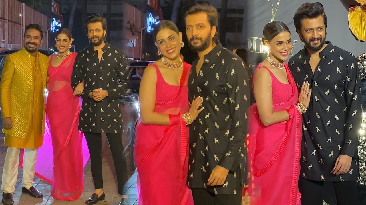 Bollywood's Favourite Couple Genelia & Riteish Deshmukh Looking