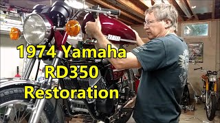 1974 Yamaha RD350 Restoration