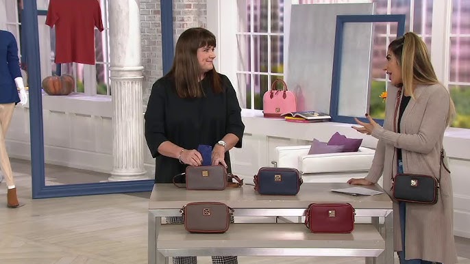 Dooney & Bourke Pebble Leather Camera Crossbody on QVC 