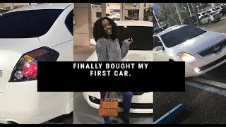 I FINALLY BOUGHT MY FIRST CAR!!!!