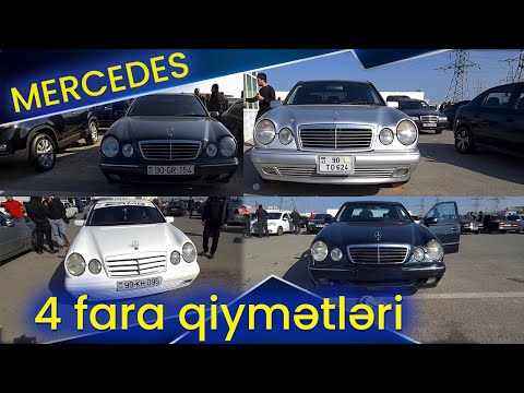 4 göz W210 mercedes qiymətləri Sumqayıt maşın bazarından yeni video