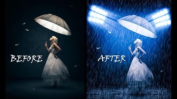 Rain Effect | Manipulation Tutorial | Photoshop cc (2018)