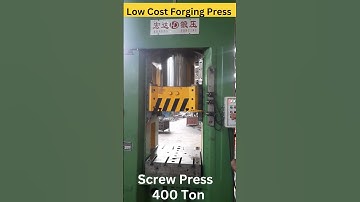 400 Ton Screw Press | Low Cost Forging Press | Automation | Robot | Product Development | Press