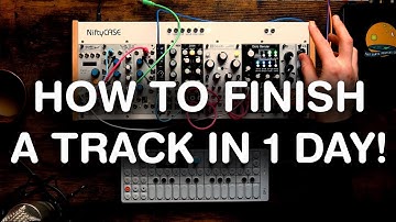 Start and Finish a Track in 1 day! (OP1, Eurorack, DD10, Ableton)