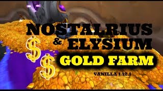 NOSTALRIUS/ELYSIUM EASY GOLD FARM LOW LEVEL GUIDE - Watch till end ! (ganked)