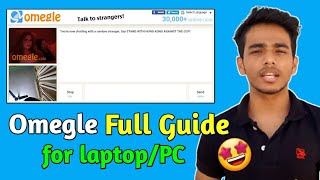 How to use Omegle on laptop/PC|Omegle video call website full guide in hindi. screenshot 4