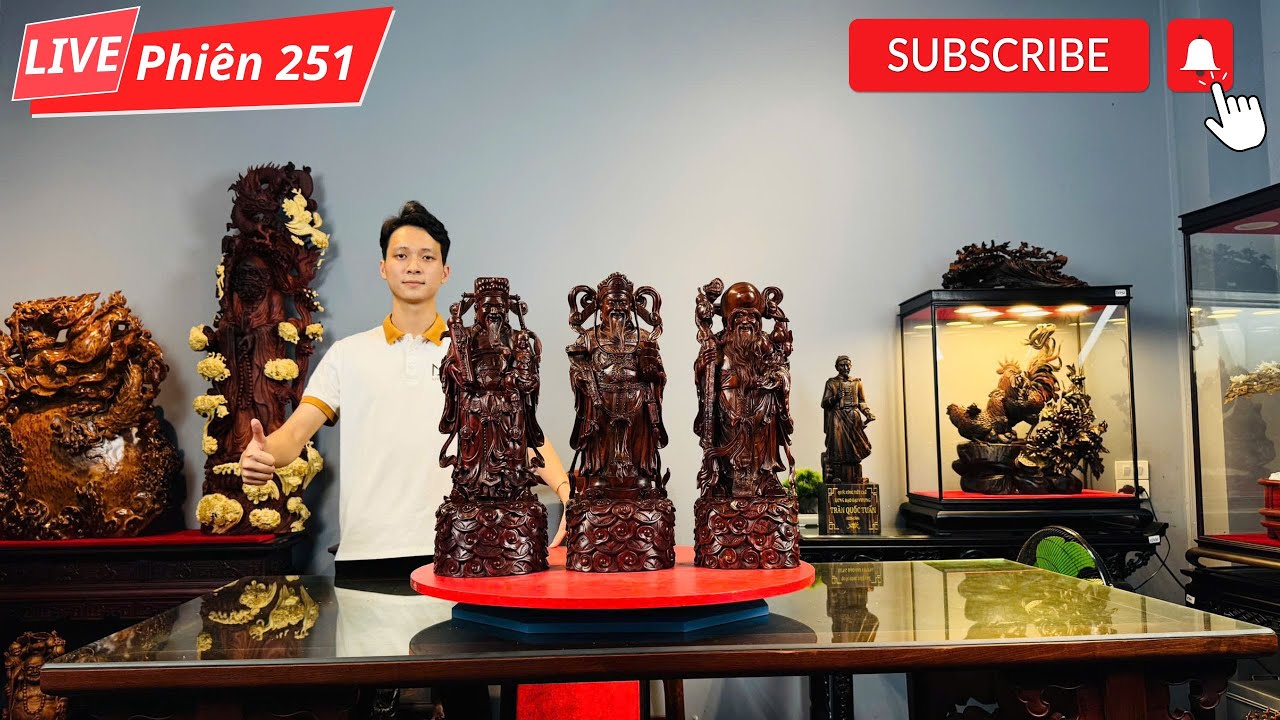 Đấu giá tượng gỗ phong thuỷ | Đồ Gỗ Mạnh Sơn | 0865.355.966