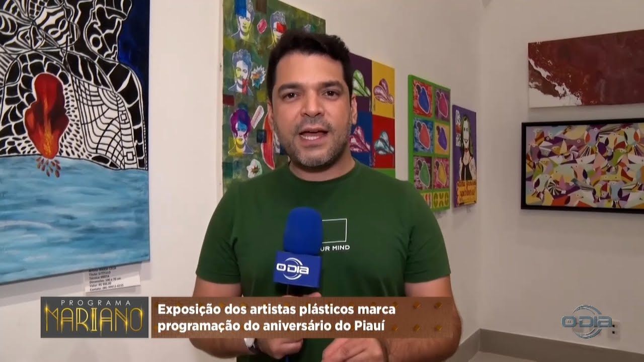 Exposição dos artistas plásticos marca programação de aniversário do Piauí 28 10 2023