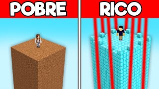 TORRE SEGURA de RICO Vs POBRE no Minecraft