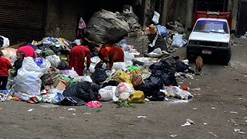 منطقة جامعى القمامه في القاهره، The City of of the Garbage Collectors in Cairo.