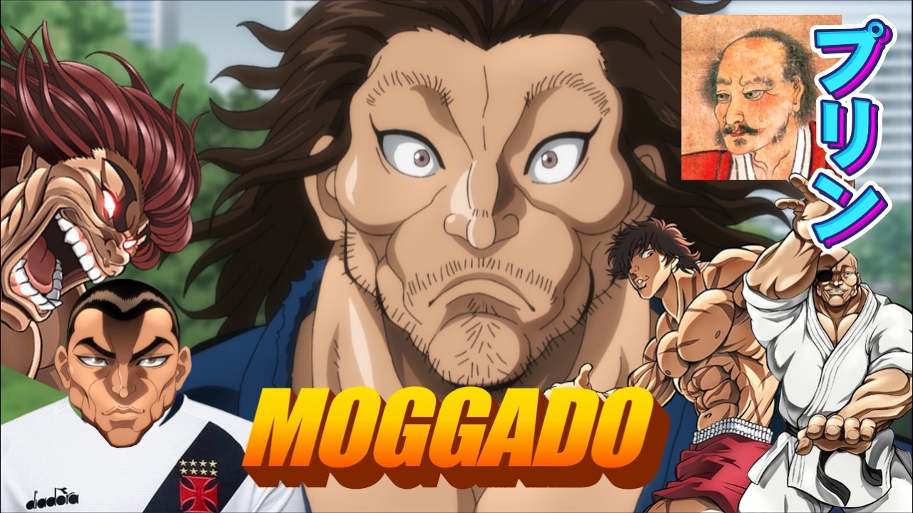 Miyamoto musashi acordou em baki! Os meninos giga