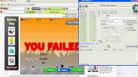 stick run exp Cheat 2011 facebook