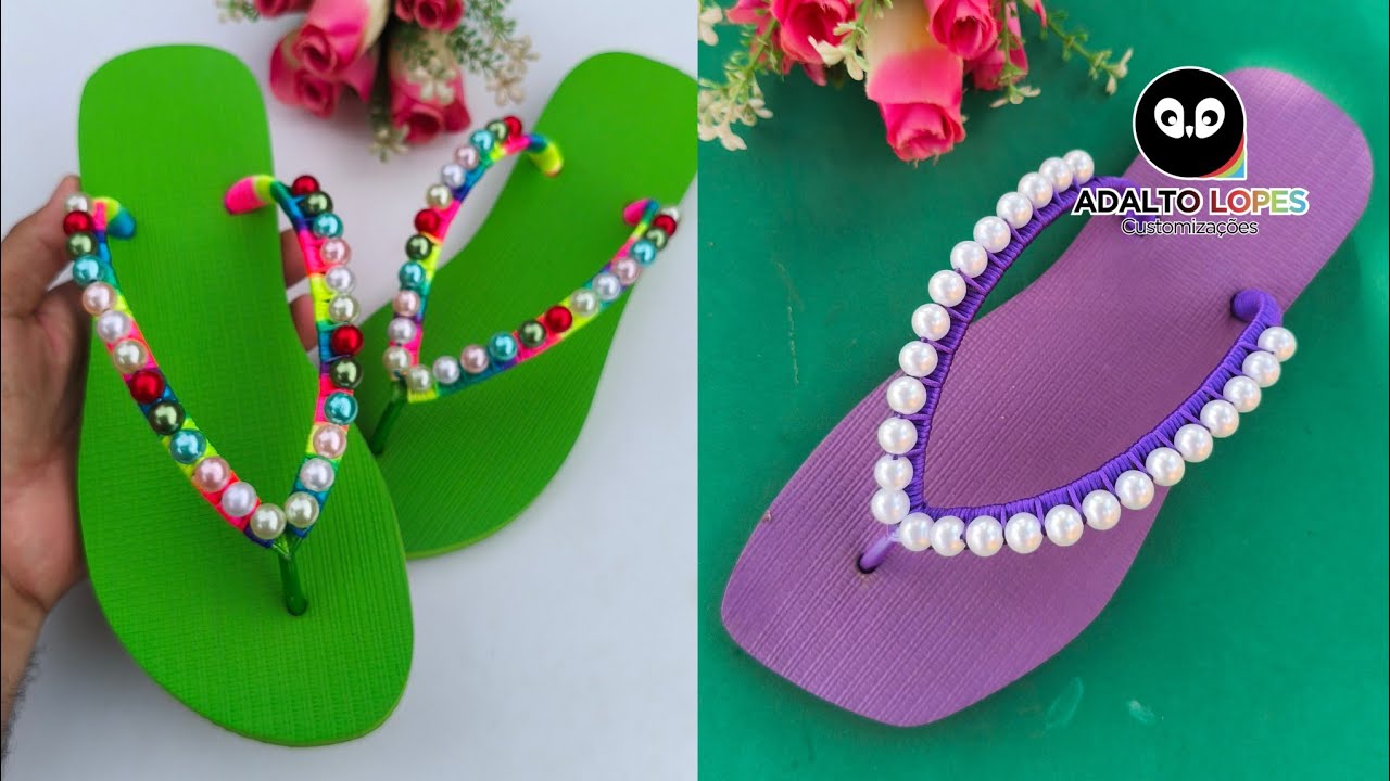 Chinelo Bordado para Usar no Carnaval | Adalto Lopes 