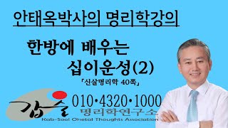 한방에 배우는 십이운성(2)-(신살명리학66쪽)-갑술명리학-안태옥박사의 사주팔자간명