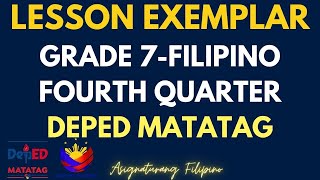 LESSON EXEMPLAR | FILIPINO 7 MATATAG CURRICULUM