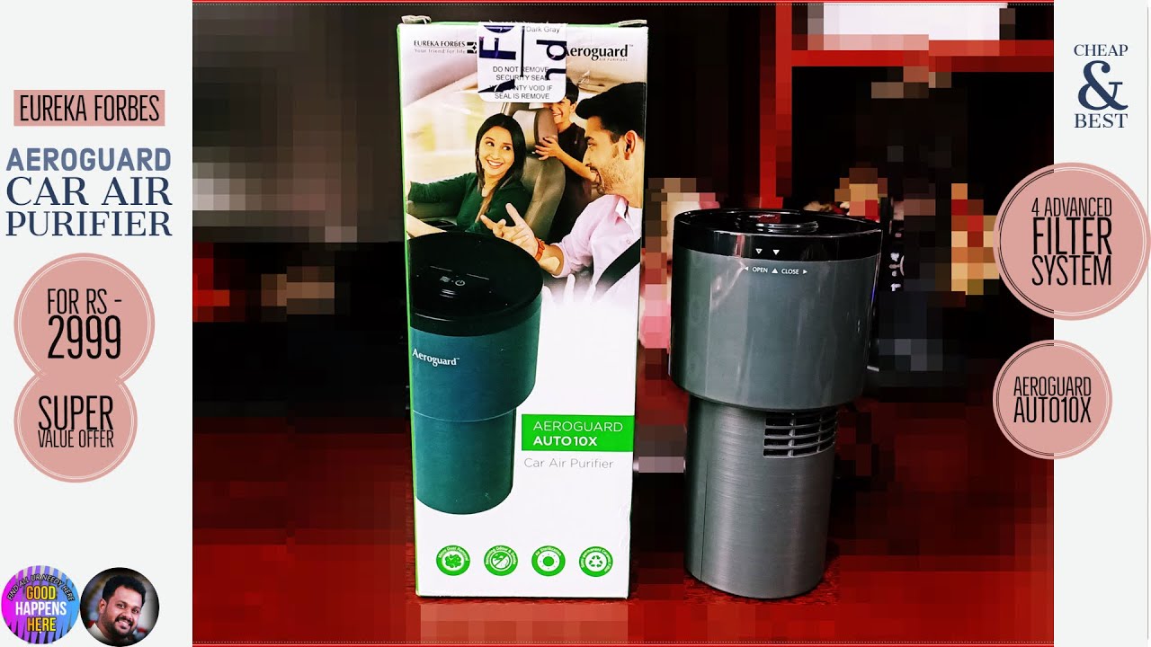 Eureka Forbes Aeroguard Car Air Purifier Cheapest & Best Purifer