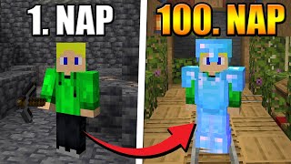 TÚLÉLTEM 100 NAPOT HARDCORE MINECRAFTBAN! 100% VESZÉLY