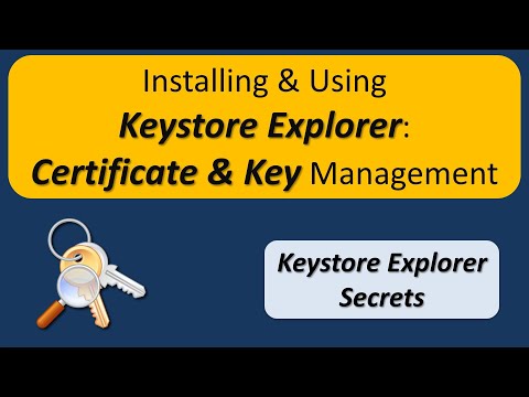 How to install Keystore explorer and how to use Keystore explorer?