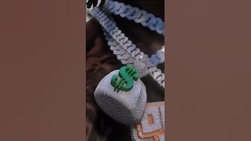 Making Custom FiveM GTA V Chains🧊🔥#fivemrp #gta5 #gtaonline #gtarp #custom #fivem #blender #short