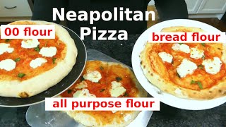 Neapolitan Pizza Experiment: 00 Flour vs Bread Flour vs All-Purpose Flour