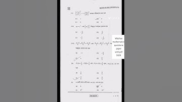 wbchse mathematics Question paper with pdf 2023|| West Bengal board Higher secondary questions