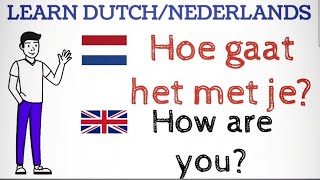 learn useful dutch phrases, NT2 nederlands leren