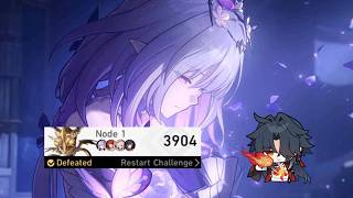 [HSR 4.3] E2 Castorice | AS Ichor 3904pts with Mortenax Blade | NO Evernight + Cyrene