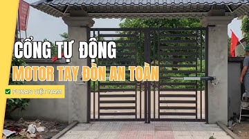 Cổng Tự Động Bình Định - Motor Cánh Tay Đòn An Toàn, Tiện Lợi | ✅ Funas - Đà Nẵng