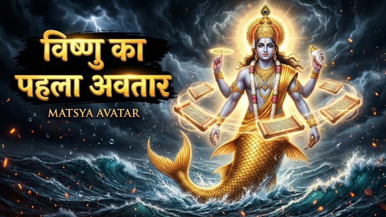 Matsya Avatar | Vishnu Ka Pehla Avatar | Pralay Se Dharam Ki Raksha | Epic Devotional Song