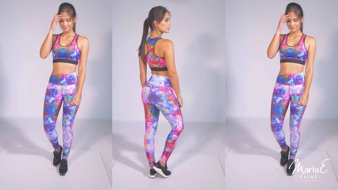 Leggings deportivos con control y levanta cola - YouTube