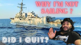 Why I'm Not Sailing