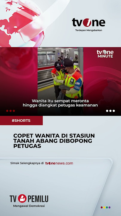 Meronta saat Diamankan, Pencopet Wanita Dibopong Petugas #shorts #tvone #news