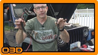 Battery Cable Upgrade and Replacement from  for  Project 2004 Wrangler TJ - YouTube