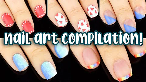 Summer Nail Art Tutorial Compilation! Beginner Fri...