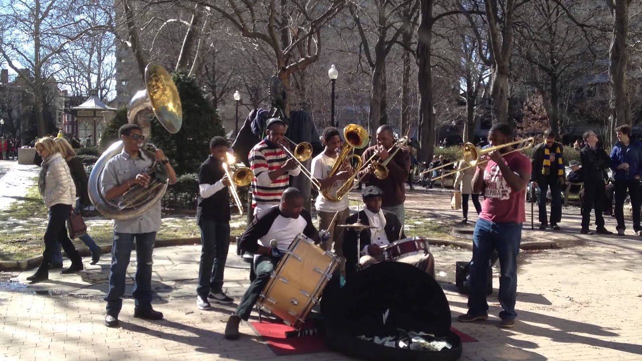 Brass Band Buskers in Rittenhouse Sq, Philadelphia Pa YouTube