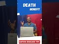 Death benefit means?#santoshinsurancetips #deathbenefit #ytshorts #youtubeshorts #insuranceawareness
