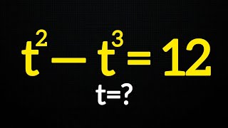 A Very Nice Exponential Algebra Math Question l Olympiad Mathematics l Find t=?