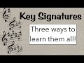 Three Methods To Learn Key Signatures