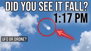 Fascinating Fast-Moving UAP/UFO Falling From the Sky☄️