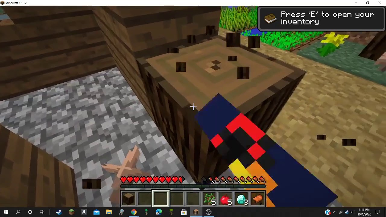 19.700 seconds Obtain Diamond Speedrun 1.10.2