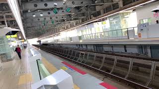 2019年8月25日 北陸新幹線糸魚川駅新幹線通過