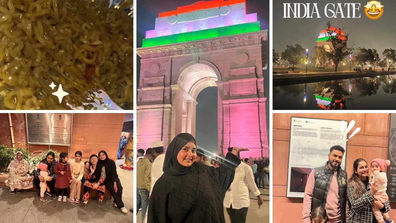 Exploring india gate 🤩🥳|| First time visited India gate 🤍🫶
