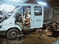 MERCEDES Sprinter.Дыры в порогах.Разбор салона.