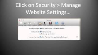 How to enable Java and other plugins on Mac OS 10.9 Mavericks