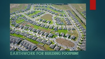 Earthwork for Building Footprint in Civil 3D 2022 Advance Level