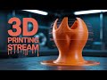 LIVE 3D Printing 🔴 | Real-Time 3D Printer Working | Satisfying Print #Live3DPrinting #3DPrinting