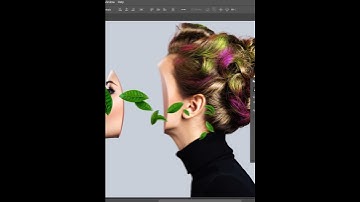 Magic Leaves Portrait Effect in Photoshop 2024 l  Photo Manipulation Tutorial for Beginners