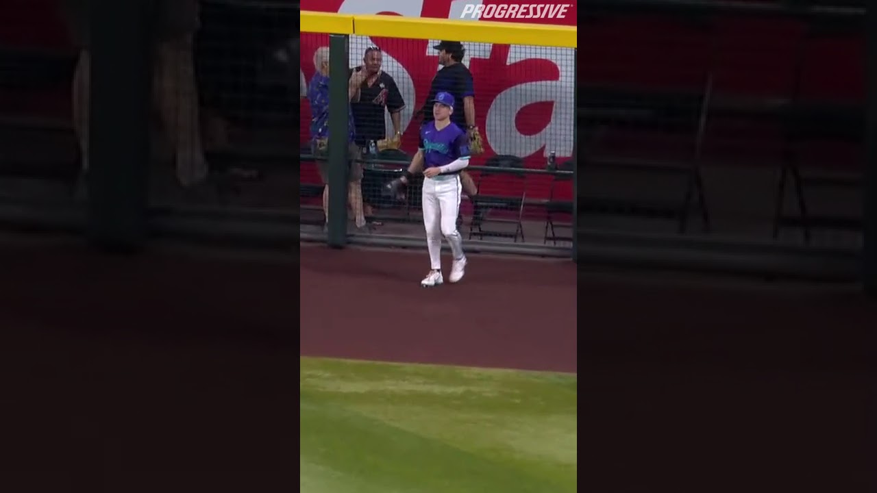 CORBIN CARROLL WITH THE CATCH OF THE YEAR #defense #baseball