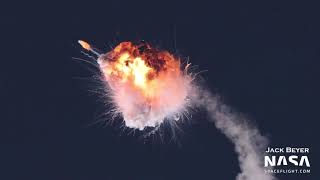 The Firefly Aerospace Alpha rocket explodes two minutes after lift-off on Thursday.